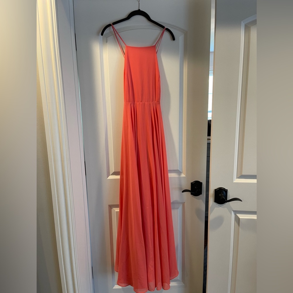 Lulus coral NWT maxi dress
